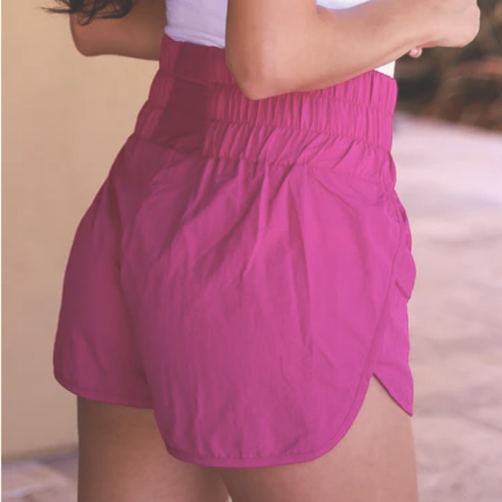 Free people way home Women's Pink Athletic Shorts size small EUC